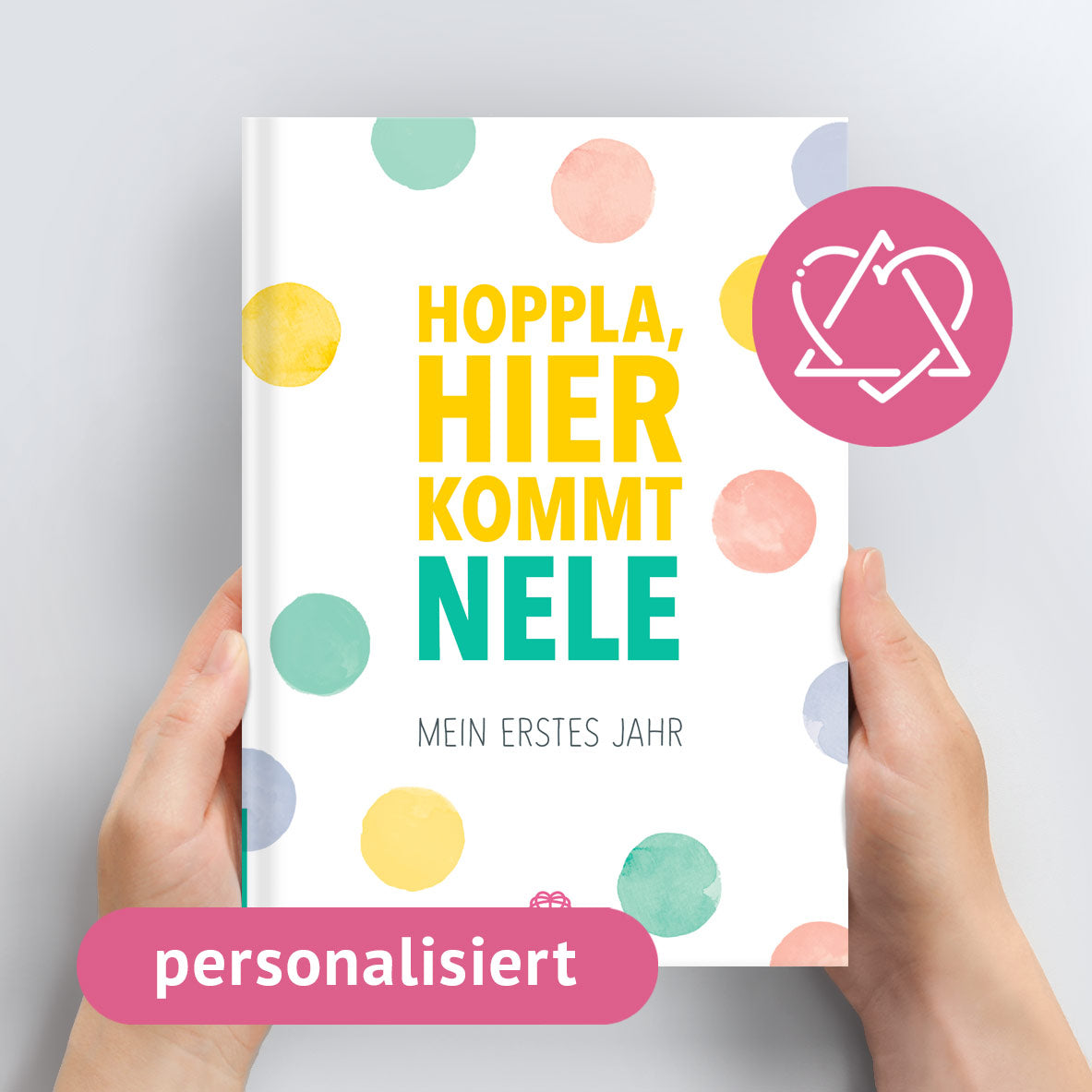 Personalisiertes Babyalbum für Adoption & Pflegschaft