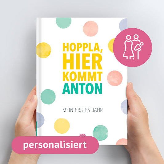Personalisiertes Babyalbum für Mama & Papa mit leiblichem Baby