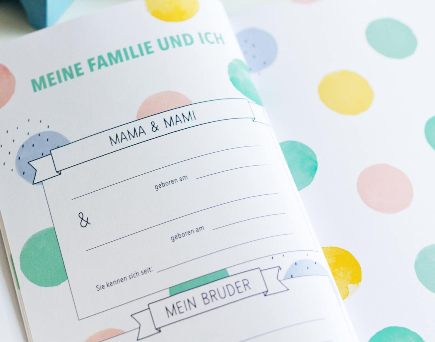Personalisiertes Babyalbum für Adoption & Pflegschaft