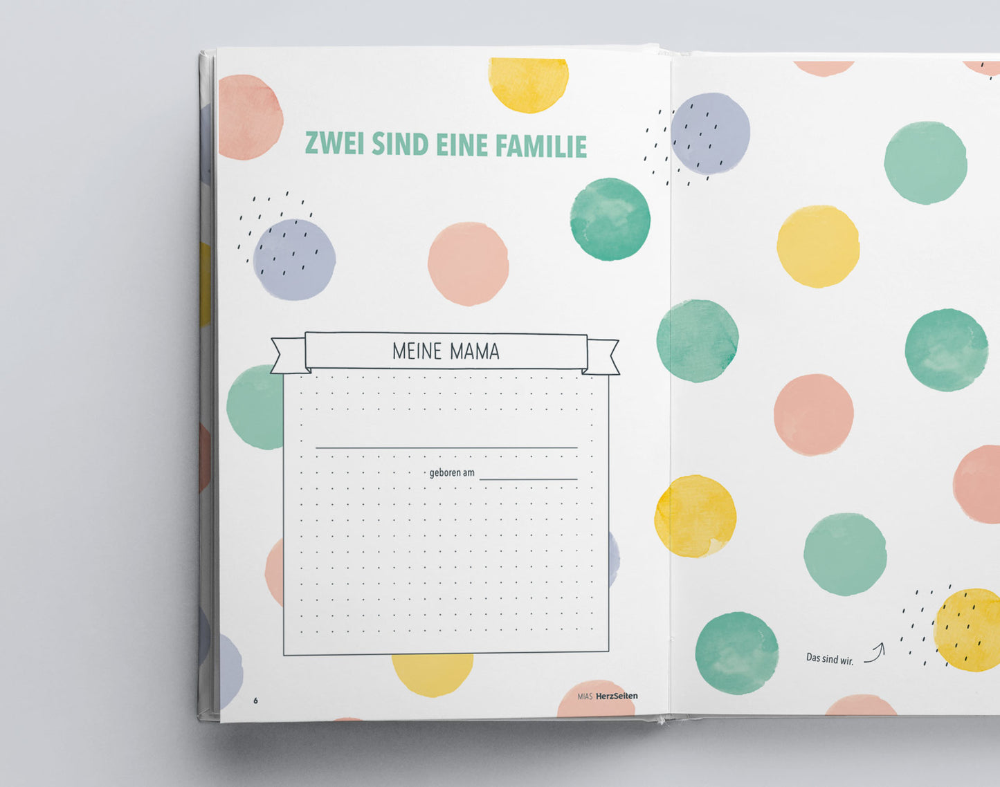 Personalisiertes Kindheitsalbum für Alleinerziehende
