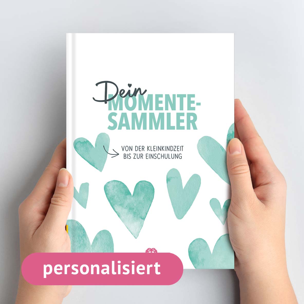 Cover des personalisierten Kindheitsalbums "Dein Momentesammler"