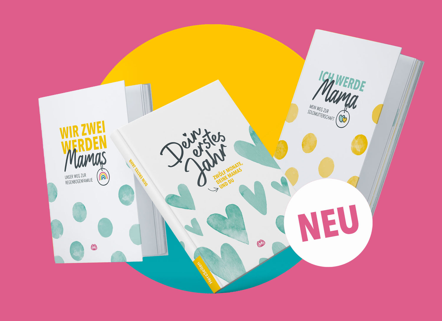 Cover der drei HerzSeiten Neuheiten im März 2023