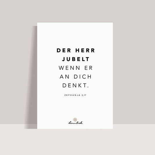Art Print DIN A4 – „Der Herr jubelt“