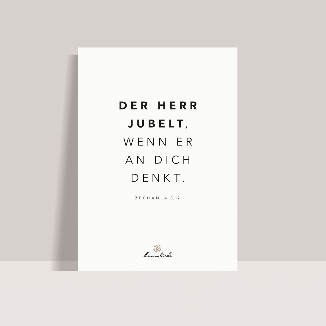 Art Print DIN A4 – „Der Herr jubelt“