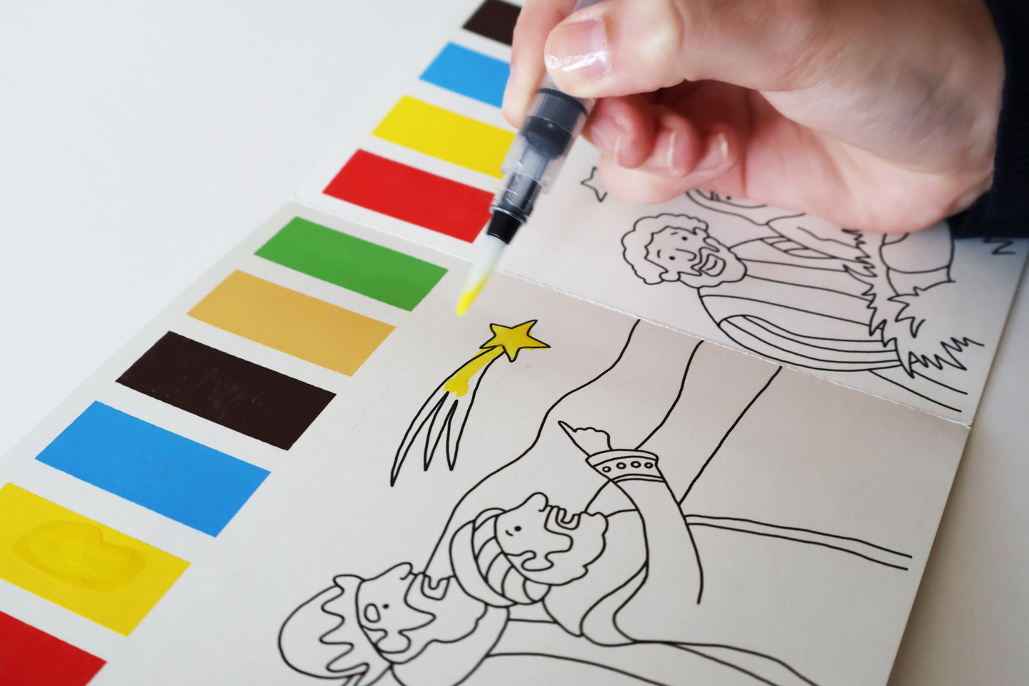 Malbuch "Auf dem Weg zur Krippe"