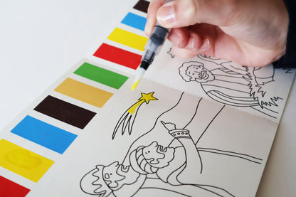 Malbuch "Auf dem Weg zur Krippe"