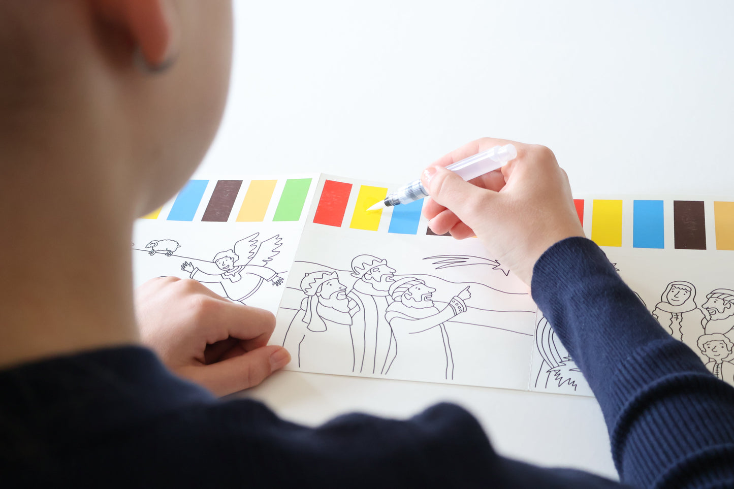 Malbuch "Auf dem Weg zur Krippe"