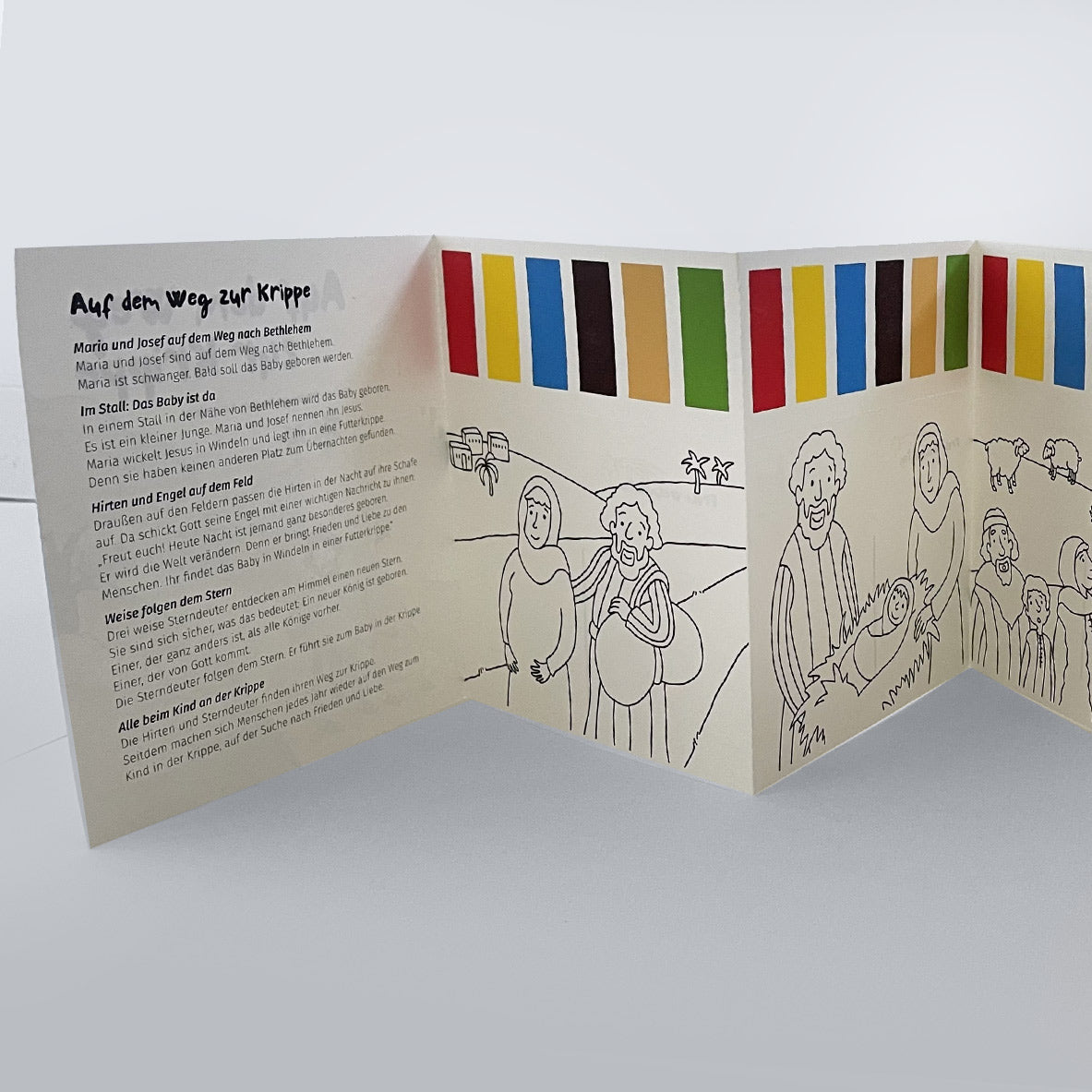 Malbuch "Auf dem Weg zur Krippe"