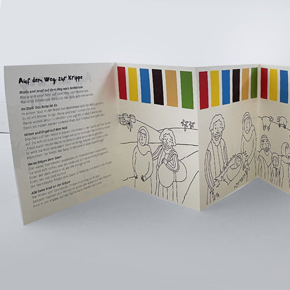 Malbuch "Auf dem Weg zur Krippe"
