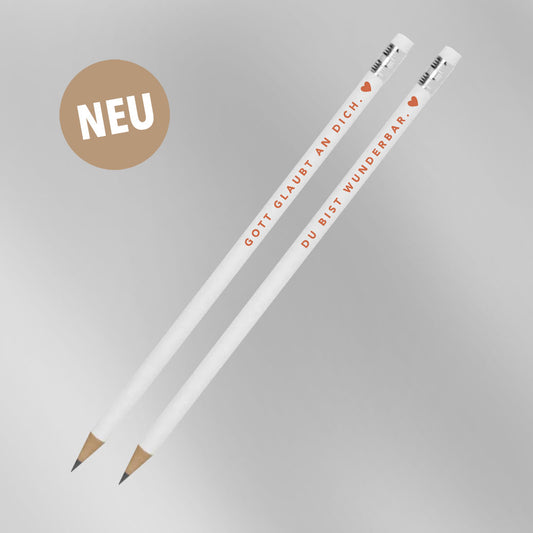 Bleistifte 2er-Set "Gott glaubt an dich."