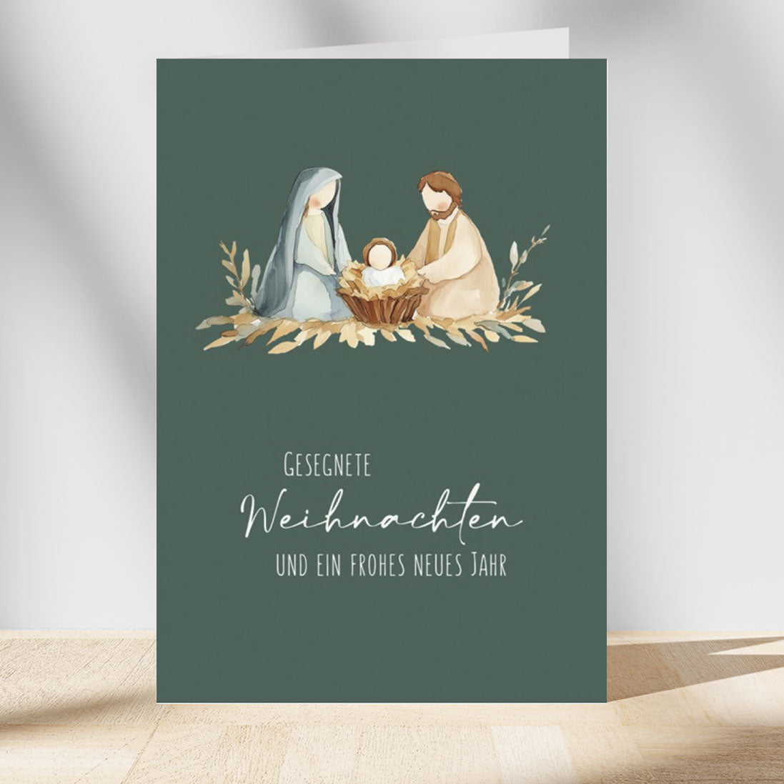 Weihnachtskarte von Butzon & Bercker "Gesegnete Weihnachten und ein frohes neues Jahr"