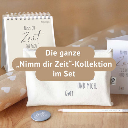 Kollektionsbild „Nimm dir Zeit für dich und mich. Gott" – alle neuen Produktein einem Set