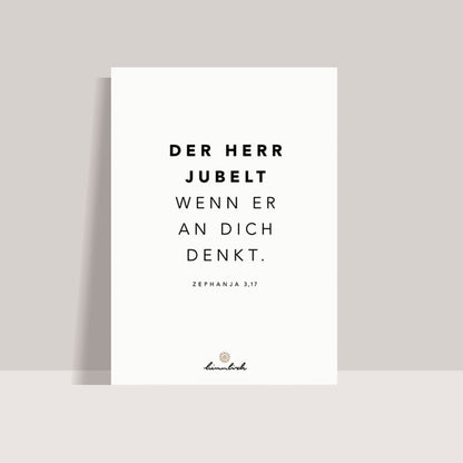 Art Print DIN A4 – „Der Herr jubelt“