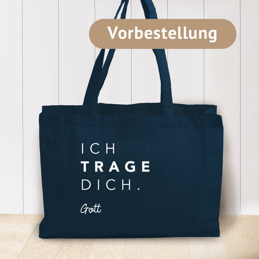 Baumwoll-Shopper „Ich trage dich.“